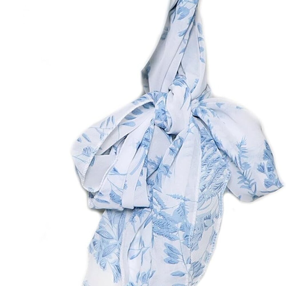 Women's Silk Chiffon Sleep Beanie Headscarf Cancer Turban for Hair Loss
